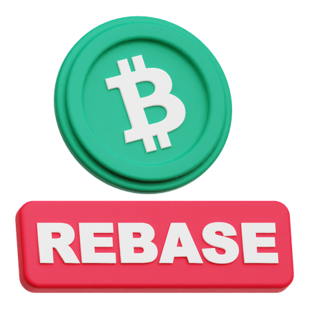 Bitcoin Rebase  3D Icon