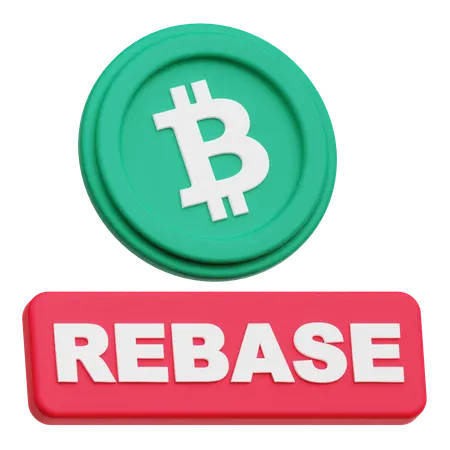 Bitcoin Rebase  3D Icon