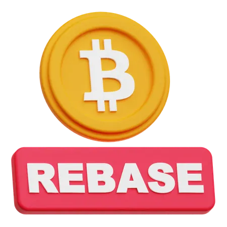 Bitcoin Rebase  3D Icon