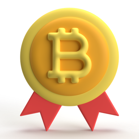 Bitcoin Reward  3D Icon