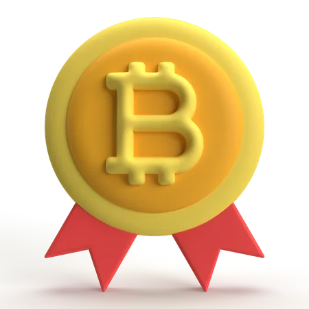 Bitcoin Reward  3D Icon