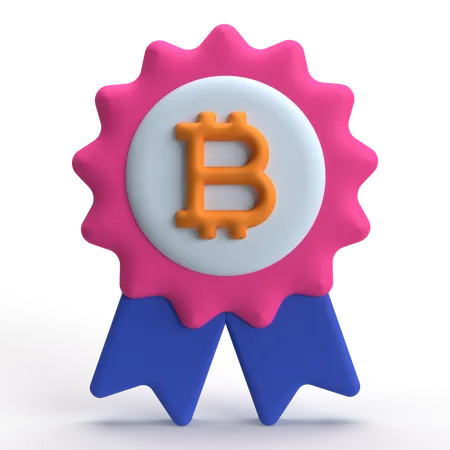 Bitcoin Reward  3D Icon