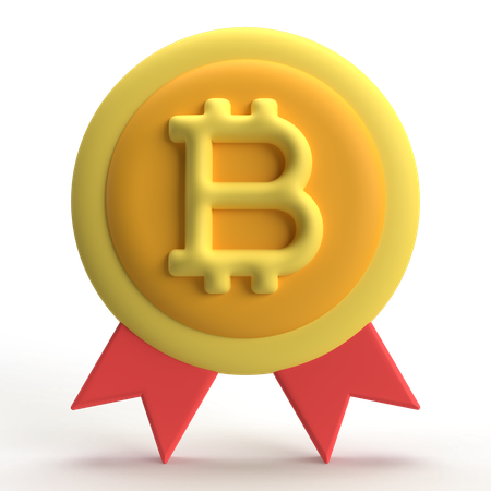 Bitcoin Reward  3D Icon