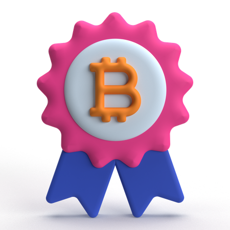 Bitcoin Reward  3D Icon