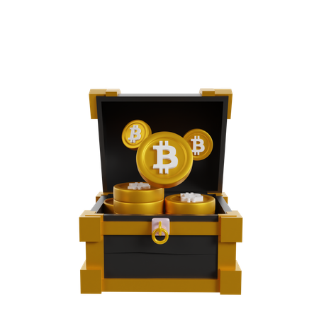 Sac de bitcoins  3D Icon