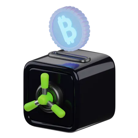 Bitcoin Safe  3D Icon