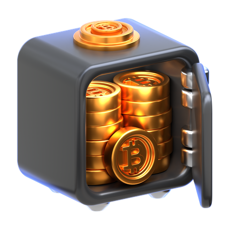 Bitcoin Safe  3D Icon