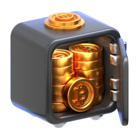 Bitcoin Safe  3D Icon