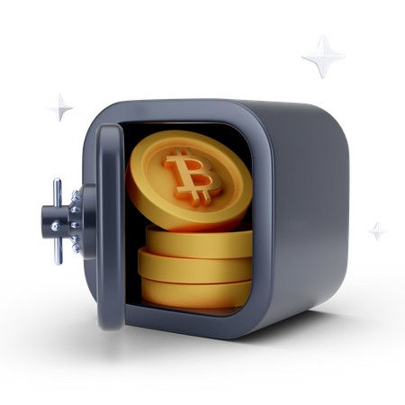 Bitcoin Safe  3D Icon