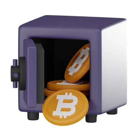 Bitcoin Safe  3D Icon