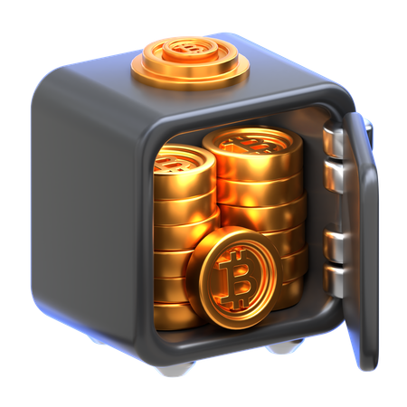 Bitcoin Safe  3D Icon