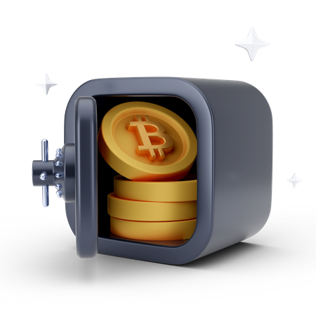 Bitcoin Safe 3D Icon