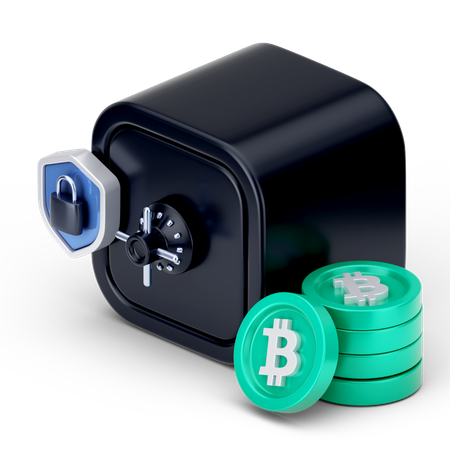 Bitcoin Savings  3D Icon