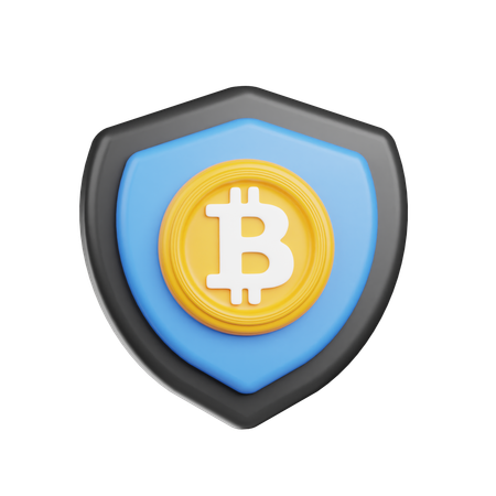 Sécurité Bitcoin  3D Icon