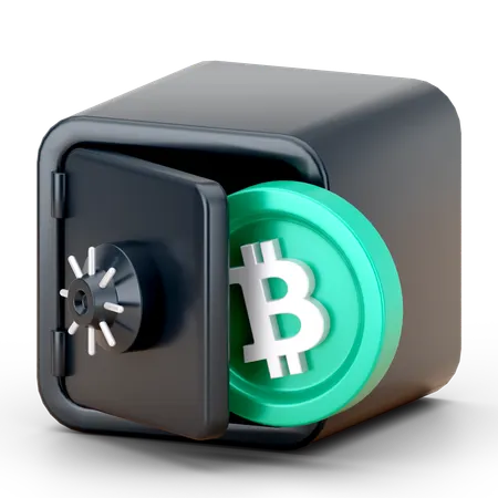 Sécurité Bitcoin  3D Icon