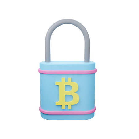 Sécurité Bitcoin  3D Icon