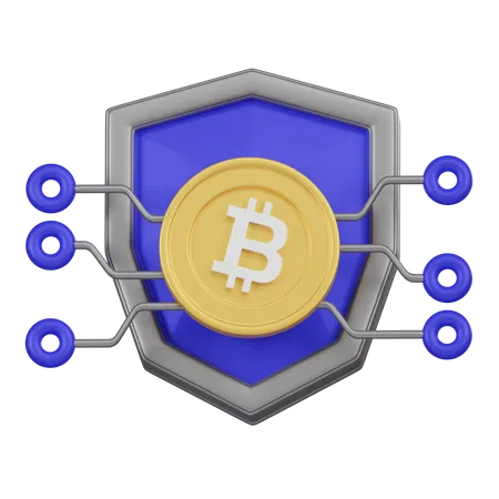 A 3 D Icon Illustrating Secure Cryptocurrency Custody With Advanced Blockchain Encryption 3D Icon