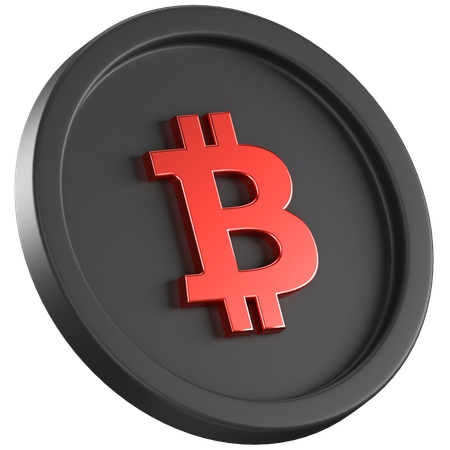 Bitcoin Shield  3D Icon
