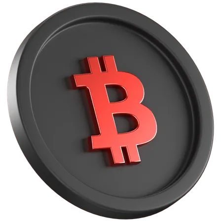 Bitcoin Shield  3D Icon