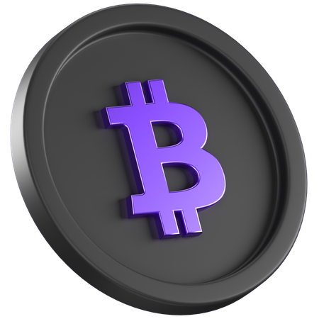 Bitcoin Shield  3D Icon