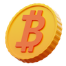 3d bitcoin symbol