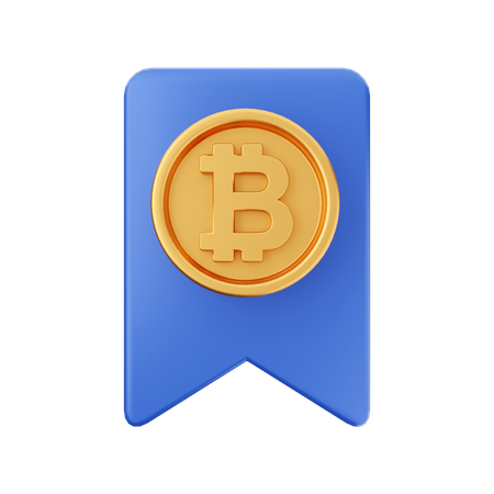 Signet Bitcoin  3D Icon