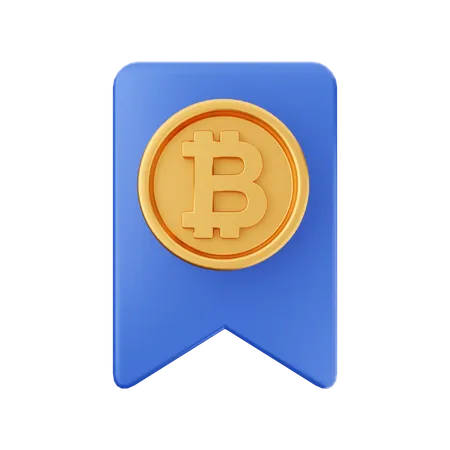 Signet Bitcoin  3D Icon