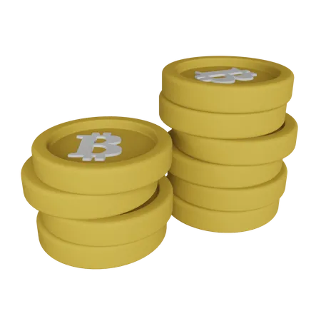 3 D Illustration For Bitcoin Element 3D Illustration