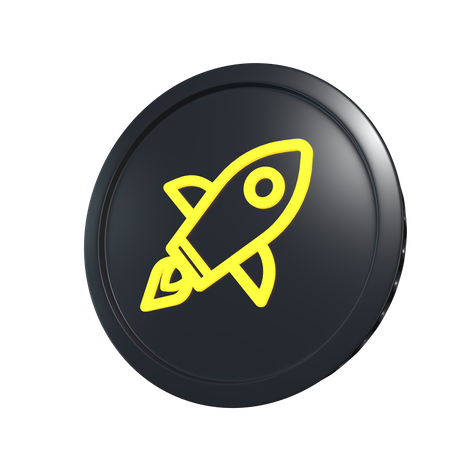 Bitcoin Startup  3D Icon