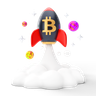 bitcoin startup emoji 3d