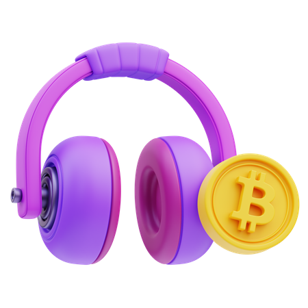 Bitcoin Support  3D Icon