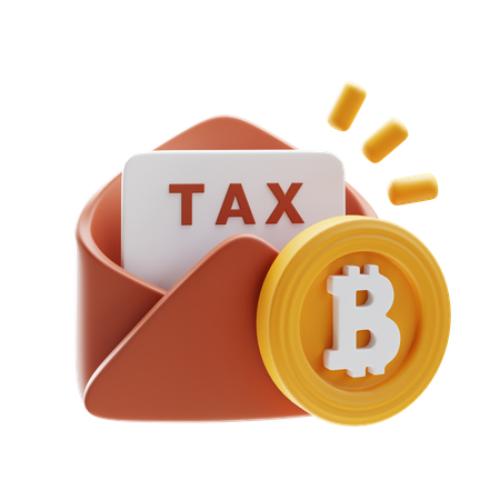 Bitcoin Tax  3D Icon