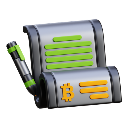 Bitcoin Tax  3D Icon