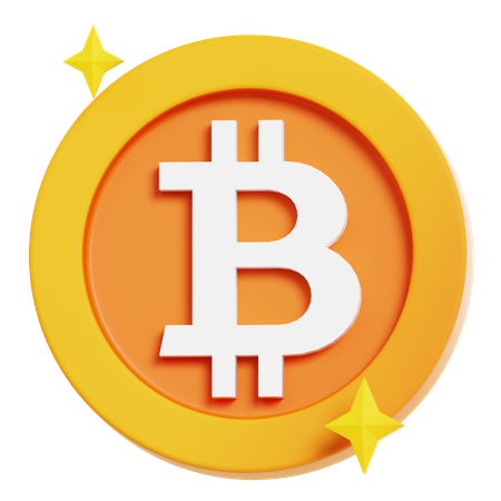Bitcoin technology  3D Icon