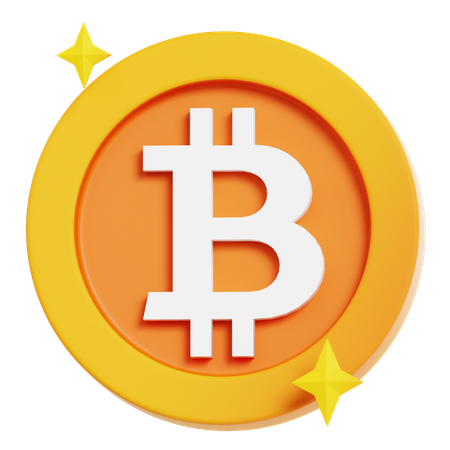 Bitcoin technology  3D Icon