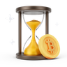 bitcoin time emoji 3d