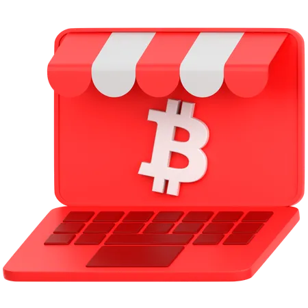 Bitcoin-Handel  3D Icon