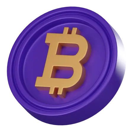 Golden Bitcoin Symbol 3 D Icon Of Cryptocurrency And Digital Finance Symbol Of Electronic Wealth And Blockchain Innovation 3 D Render Illustration 3D Icon