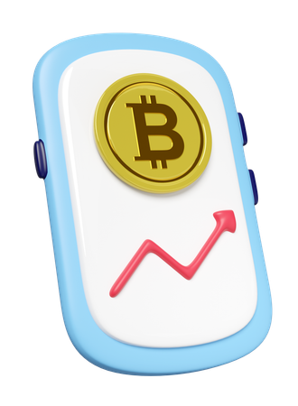 Bitcoin Trading  3D Icon
