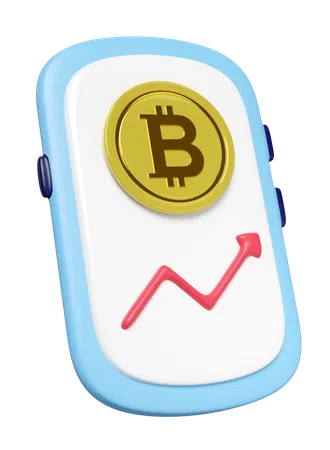 Bitcoin Trading  3D Icon