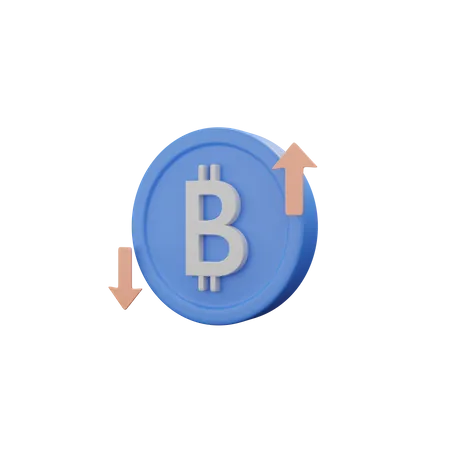 3 D Illustration Of Bitcoin 3D Icon