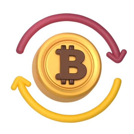 Crypto Exchange 3D Icon
