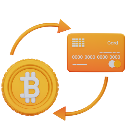ビットコイン取引  3D Icon