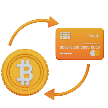 Bitcoin Transaction  3D Icon