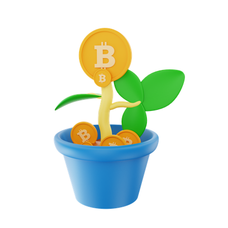 Usine de bitcoins  3D Icon