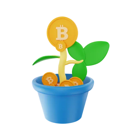 Usine de bitcoins  3D Icon