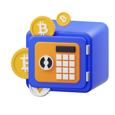 Bitcoin Vault  3D Icon