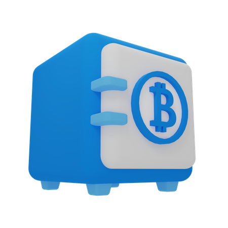 Bitcoin Vault  3D Illustration