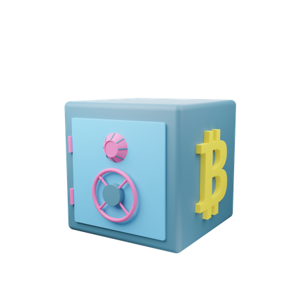 Bitcoin Vault  3D Icon