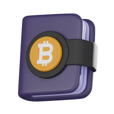 Bitcoin Wallet 3 D Icon Symbol Of Digital Finance And Wealth Of Cryptocurrency And Online Currency Making It Perfect For Your Financial And Technology Projects 3 D Render Illustration 3D Icon